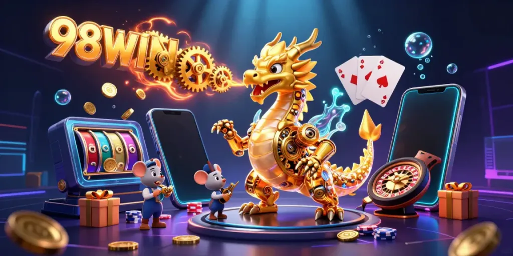 Engage with the immersive 98WIN gaming experience featuring magical casino elements and vibrant gameplay.